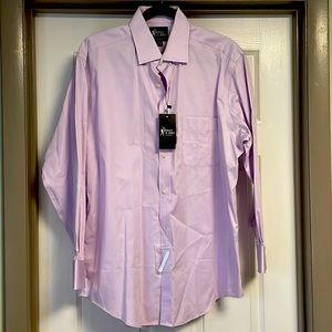 NWT Bentley & Jones Lilac Dress Shirt 16.5 32-33
